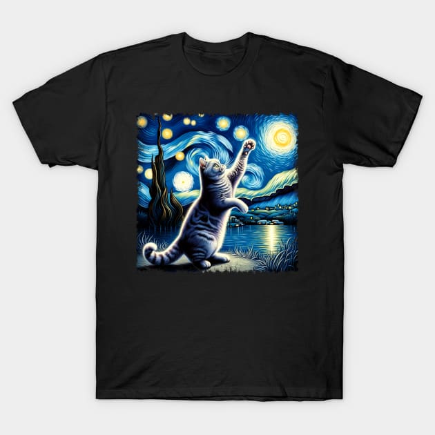 Celestial Cat Tribute Shirt Cosmic Chicness T-Shirt by BoazBerendse insect